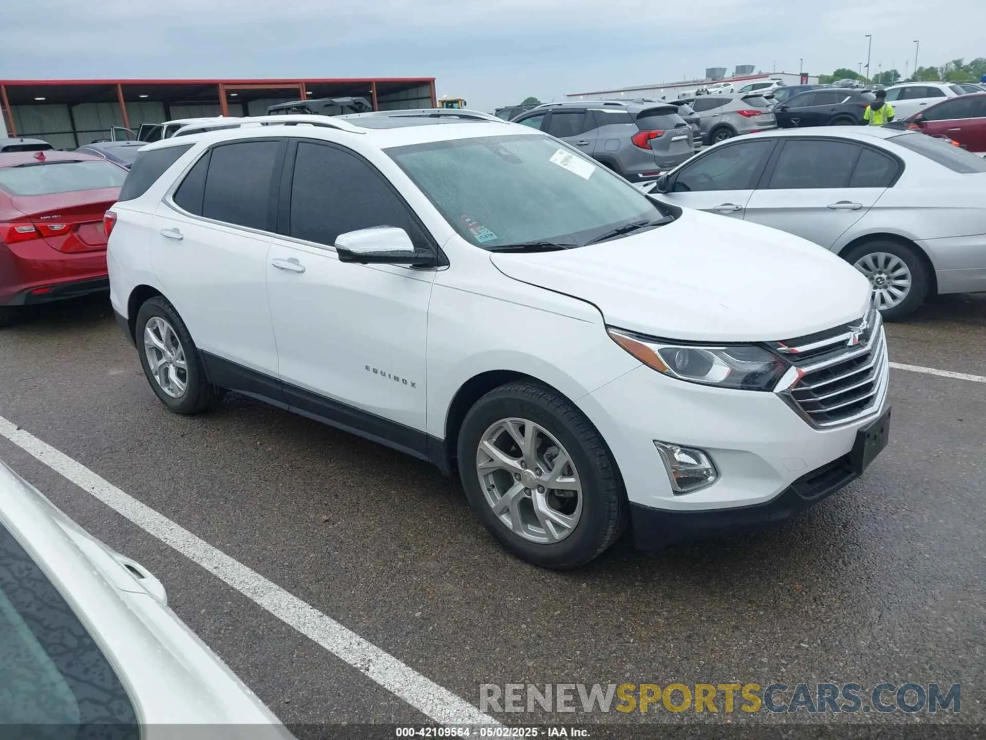 1 Фотография поврежденного автомобиля 3GNAXNEV5MS160043 CHEVROLET EQUINOX 2021