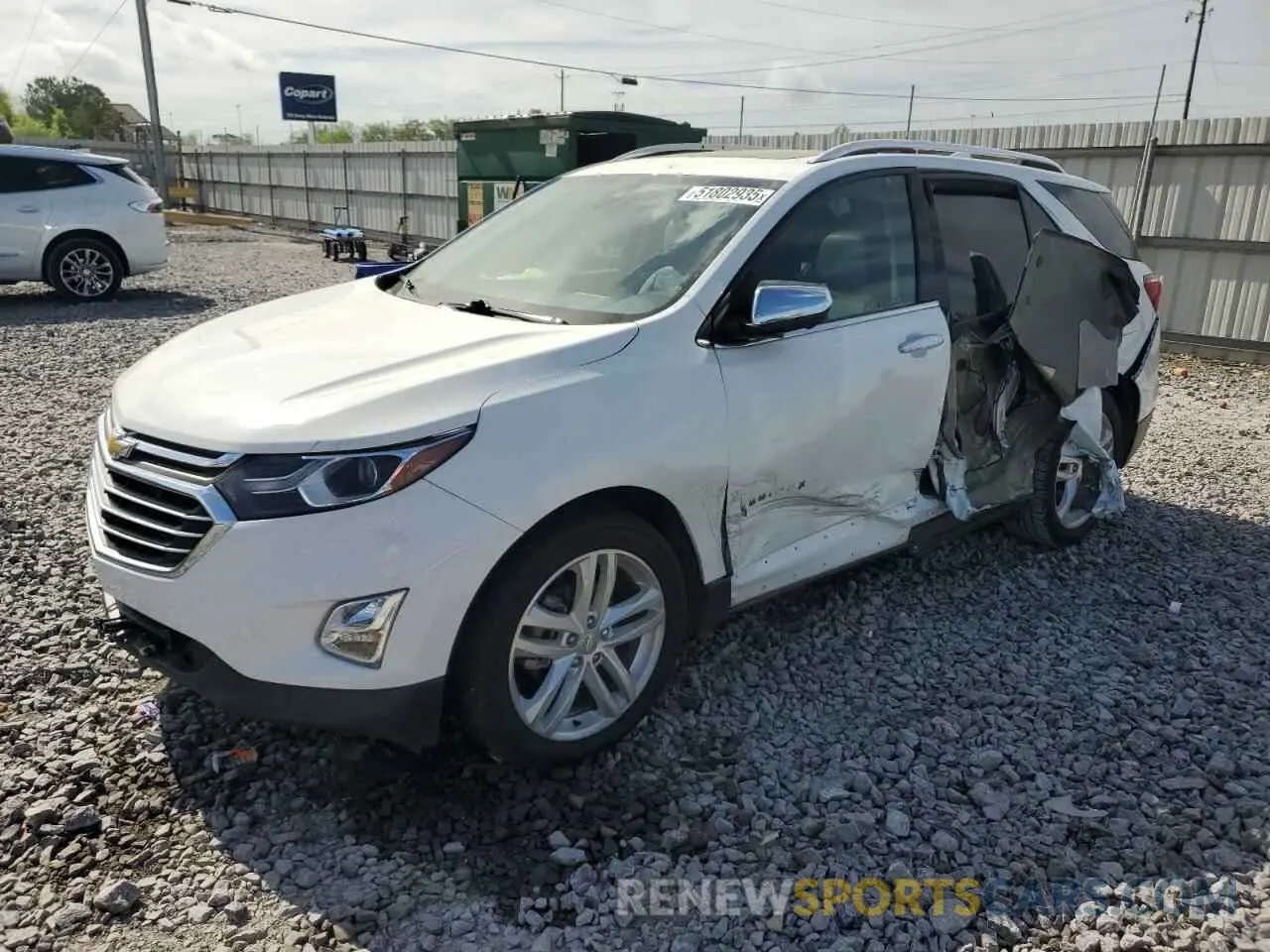 1 Photograph of a damaged car 3GNAXNEV7MS158746 CHEVROLET EQUINOX 2021
