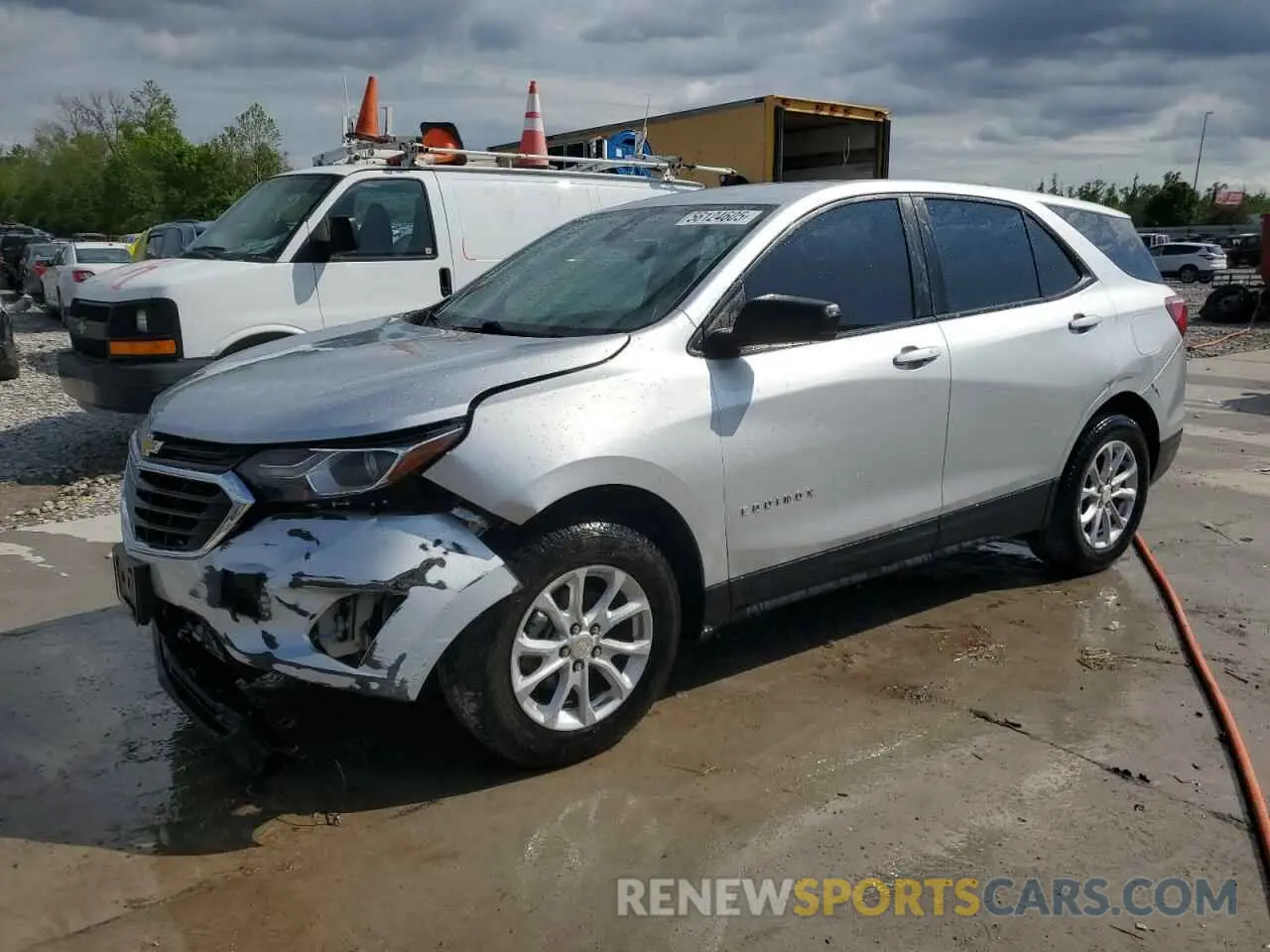 1 Фотография поврежденного автомобиля 3GNAXSEV0MS110973 CHEVROLET EQUINOX 2021