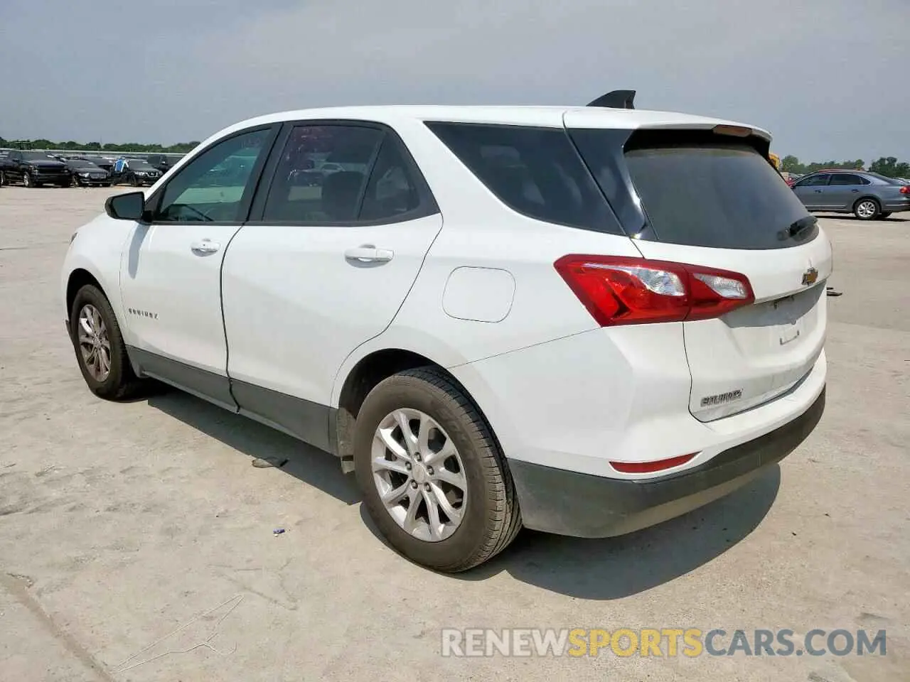 2 Photograph of a damaged car 3GNAXSEV9MS161632 CHEVROLET EQUINOX 2021