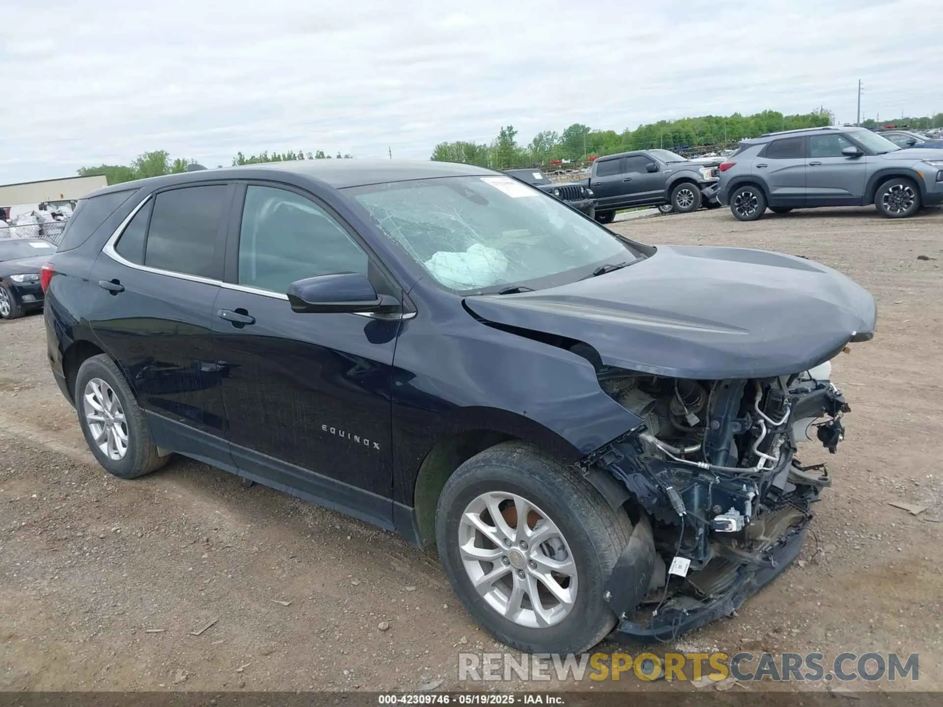1 Photograph of a damaged car 3GNAXTEV0MS116679 CHEVROLET EQUINOX 2021
