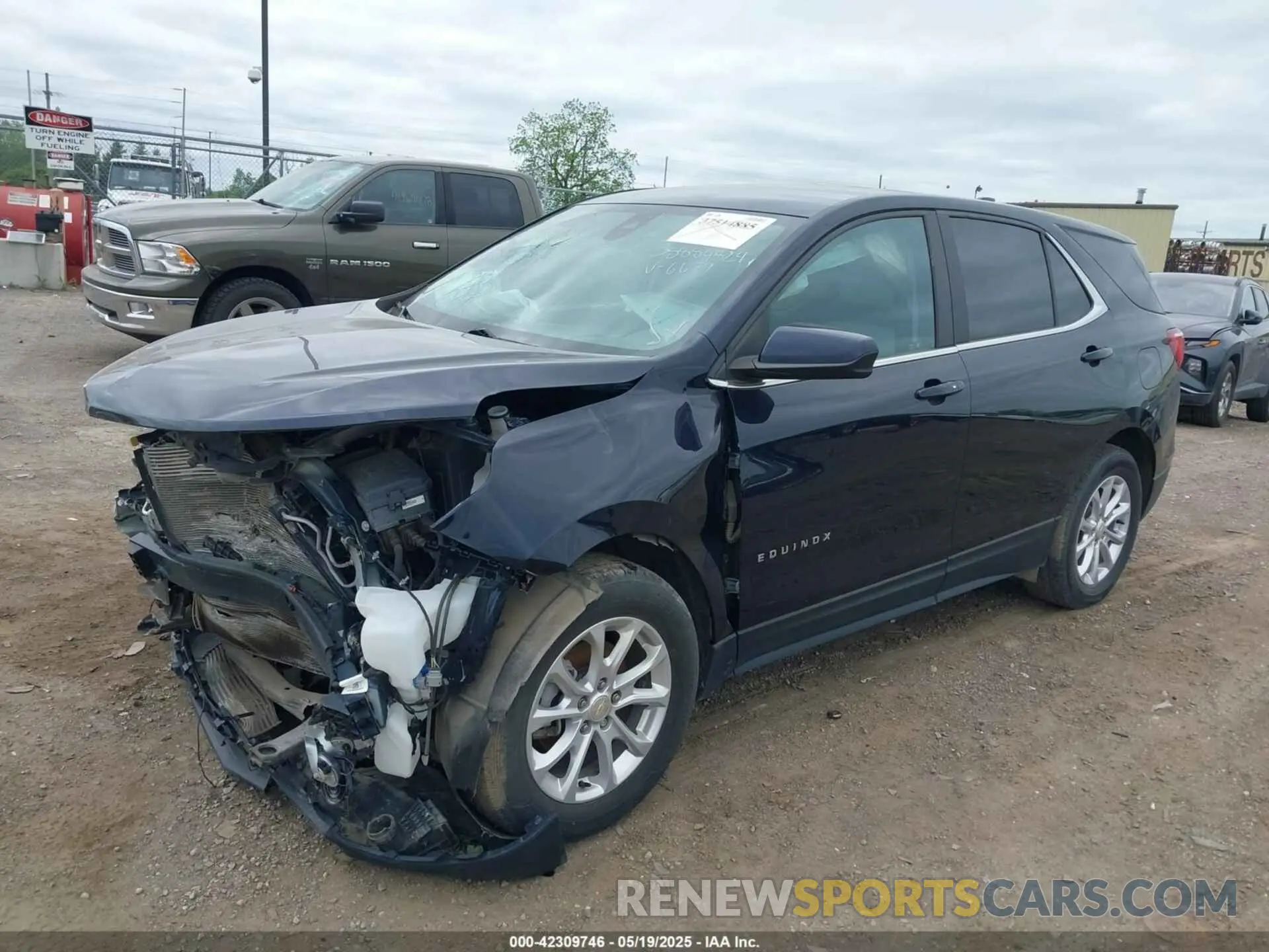 2 Photograph of a damaged car 3GNAXTEV0MS116679 CHEVROLET EQUINOX 2021