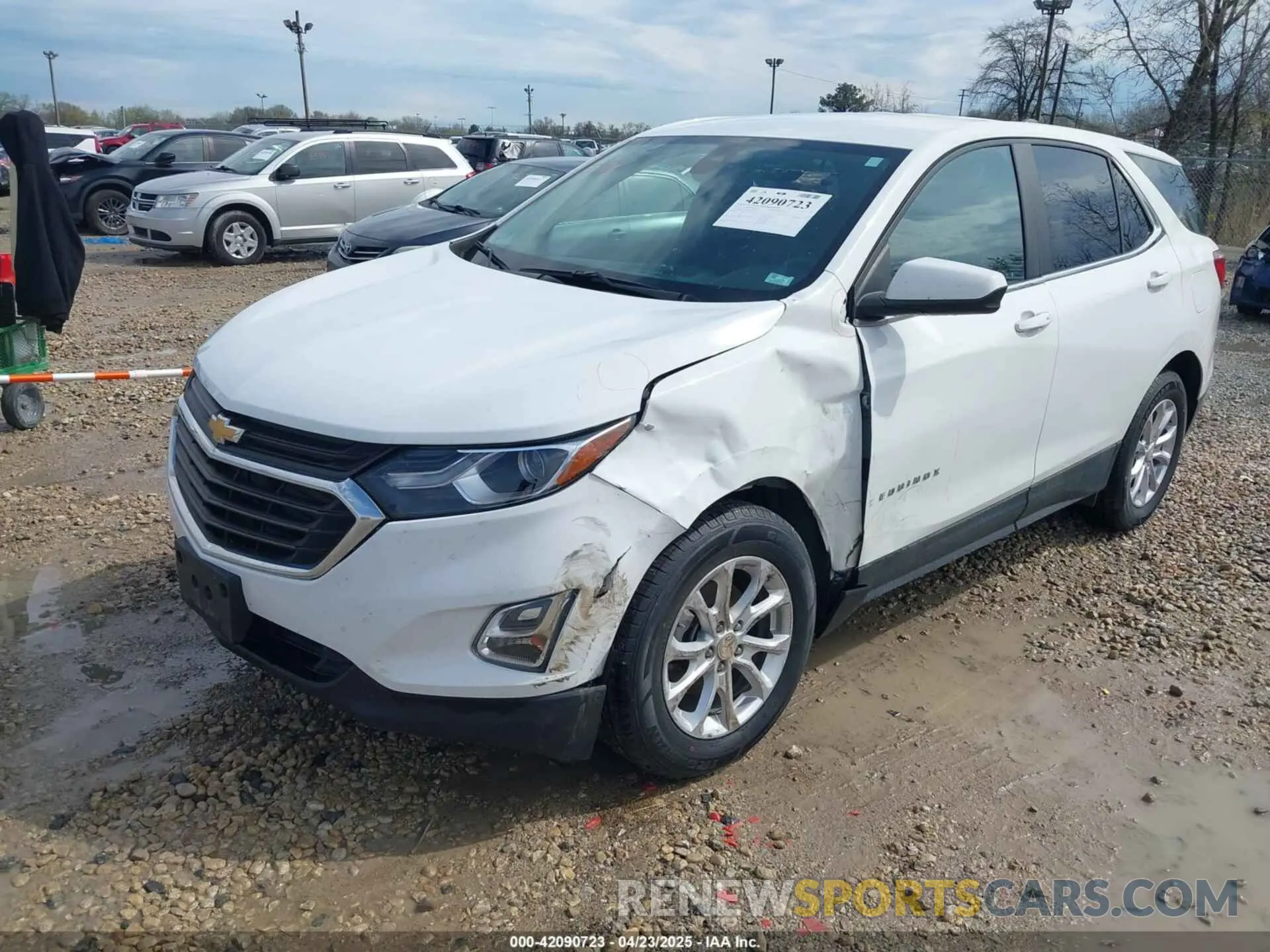 2 Photograph of a damaged car 3GNAXTEV2MS119115 CHEVROLET EQUINOX 2021