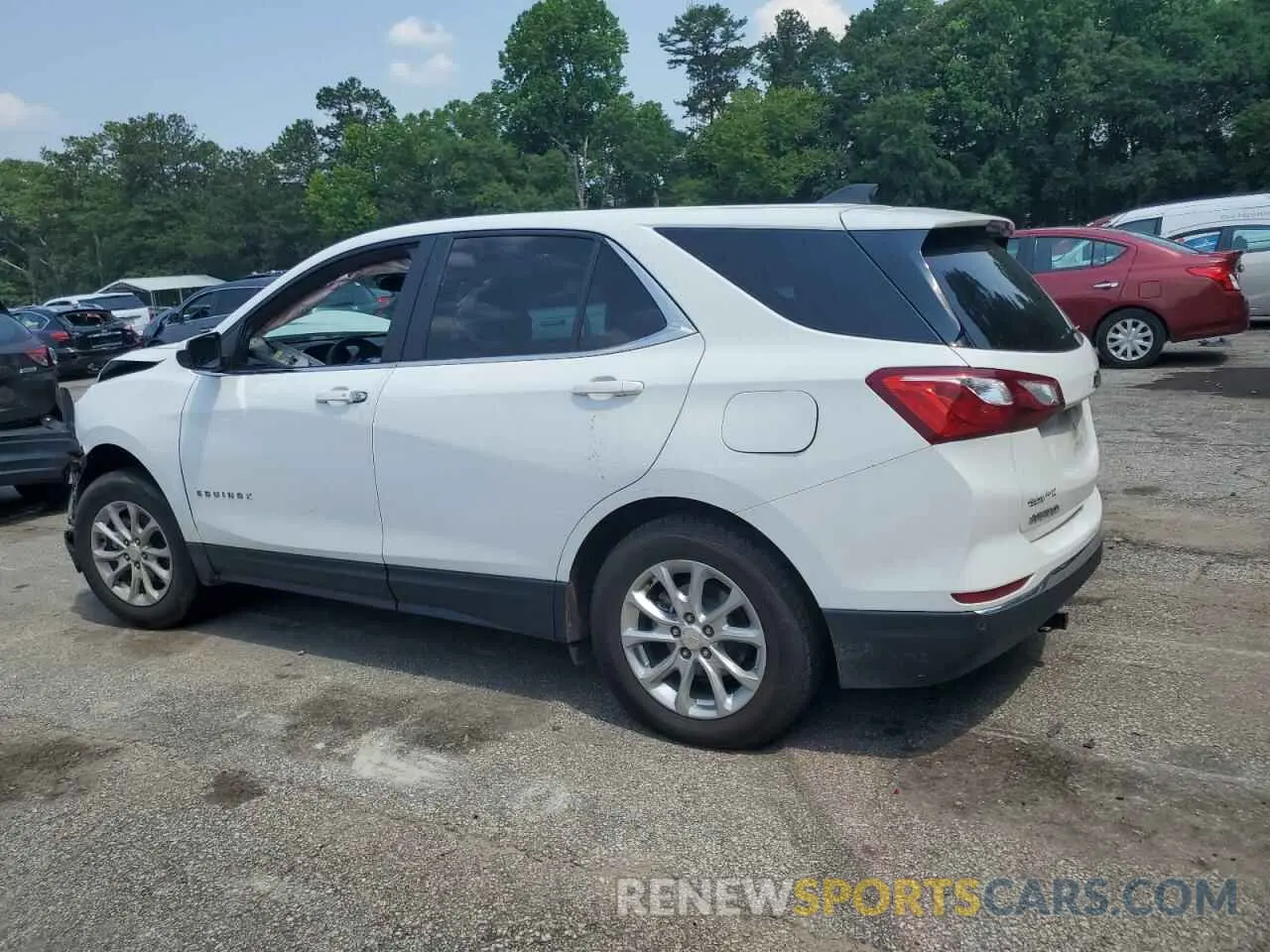2 Photograph of a damaged car 3GNAXTEV2MS133077 CHEVROLET EQUINOX 2021