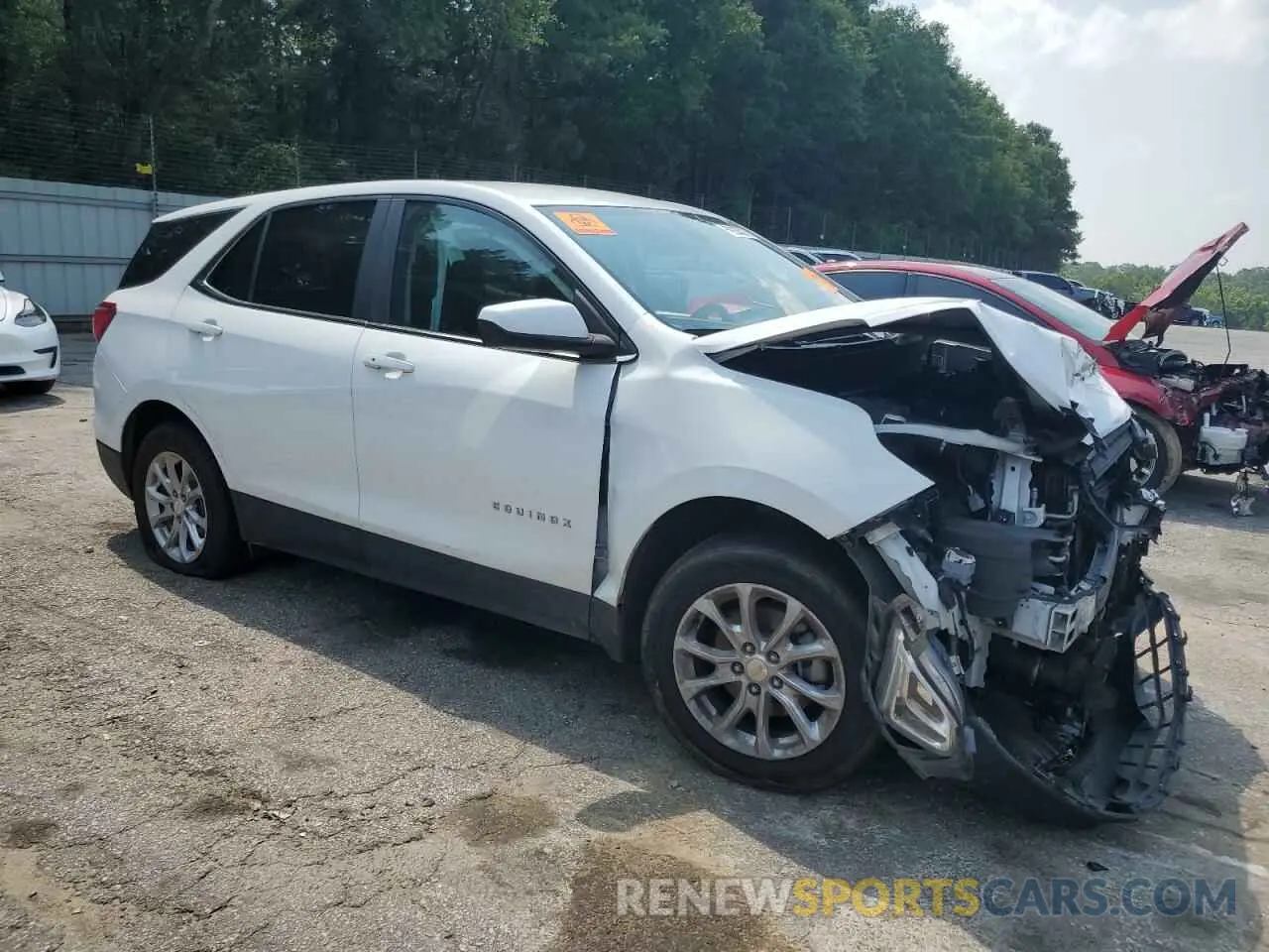 4 Photograph of a damaged car 3GNAXTEV2MS133077 CHEVROLET EQUINOX 2021