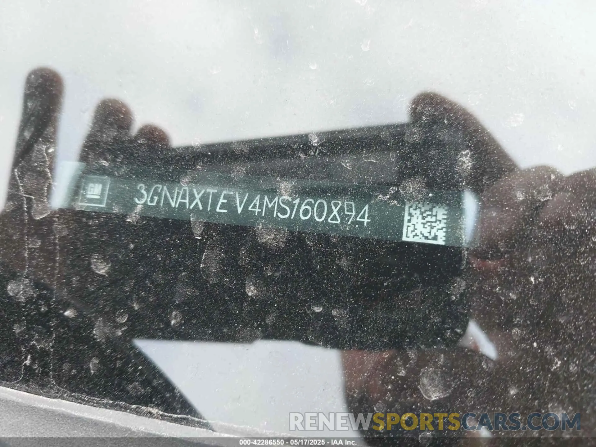 9 Photograph of a damaged car 3GNAXTEV4MS160894 CHEVROLET EQUINOX 2021