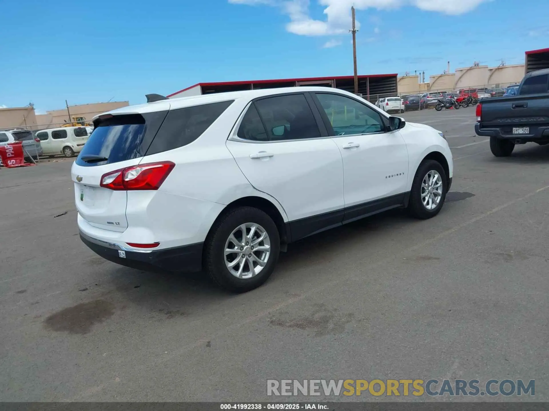4 Фотография поврежденного автомобиля 3GNAXTEV6ML393959 CHEVROLET EQUINOX 2021