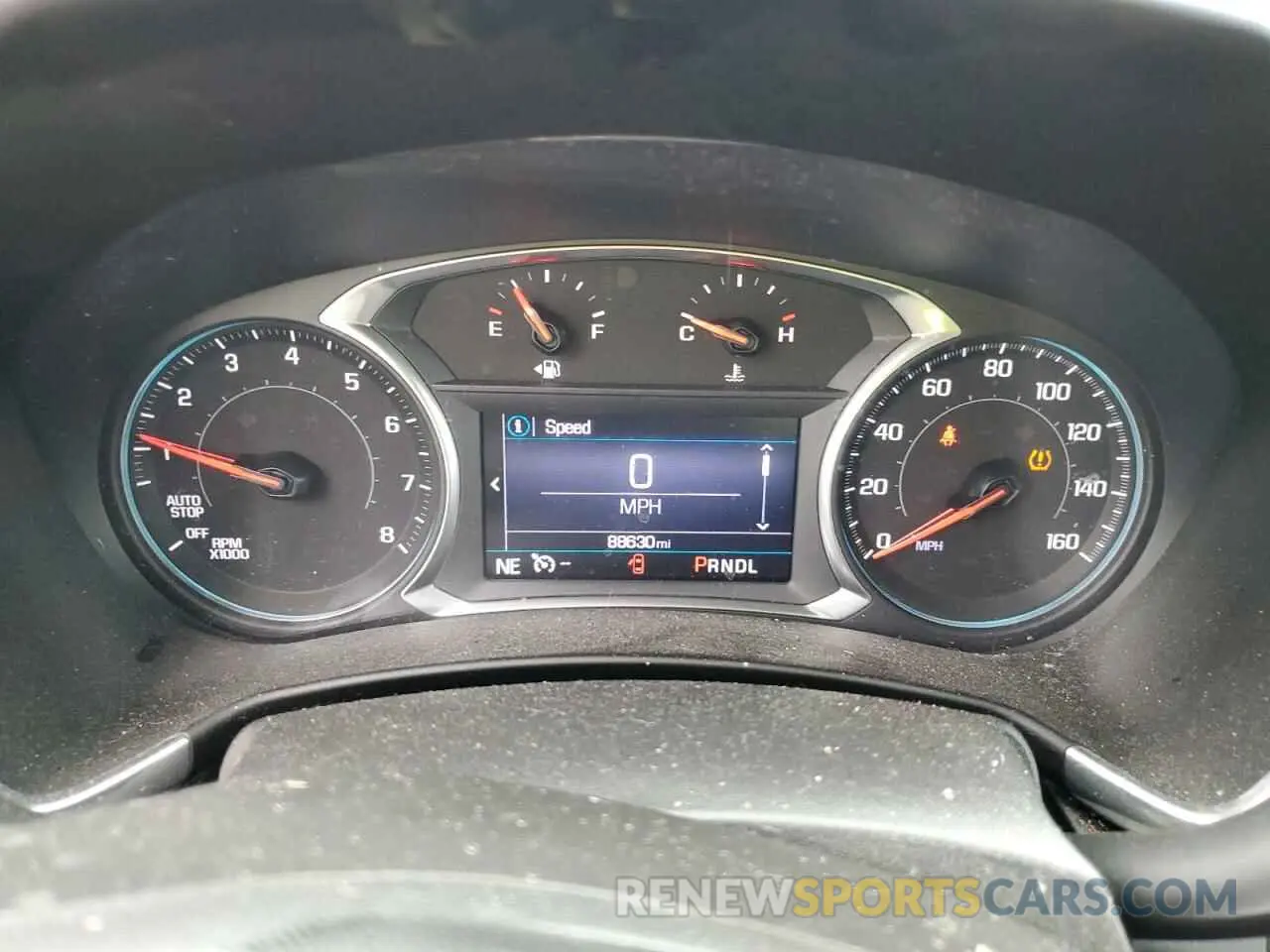9 Photograph of a damaged car 3GNAXUEV0ML382381 CHEVROLET EQUINOX 2021