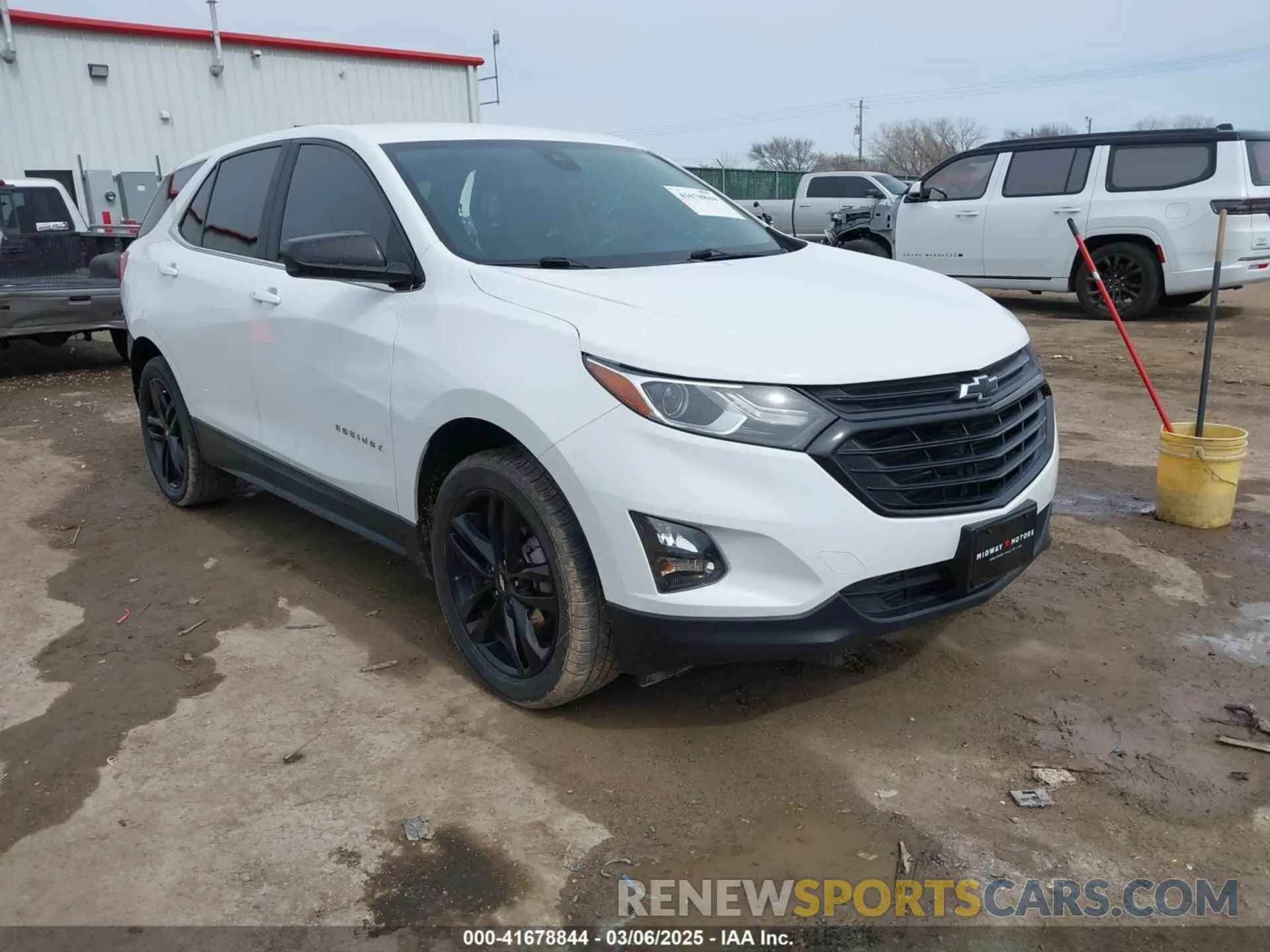 1 Photograph of a damaged car 3GNAXUEV0MS182932 CHEVROLET EQUINOX 2021