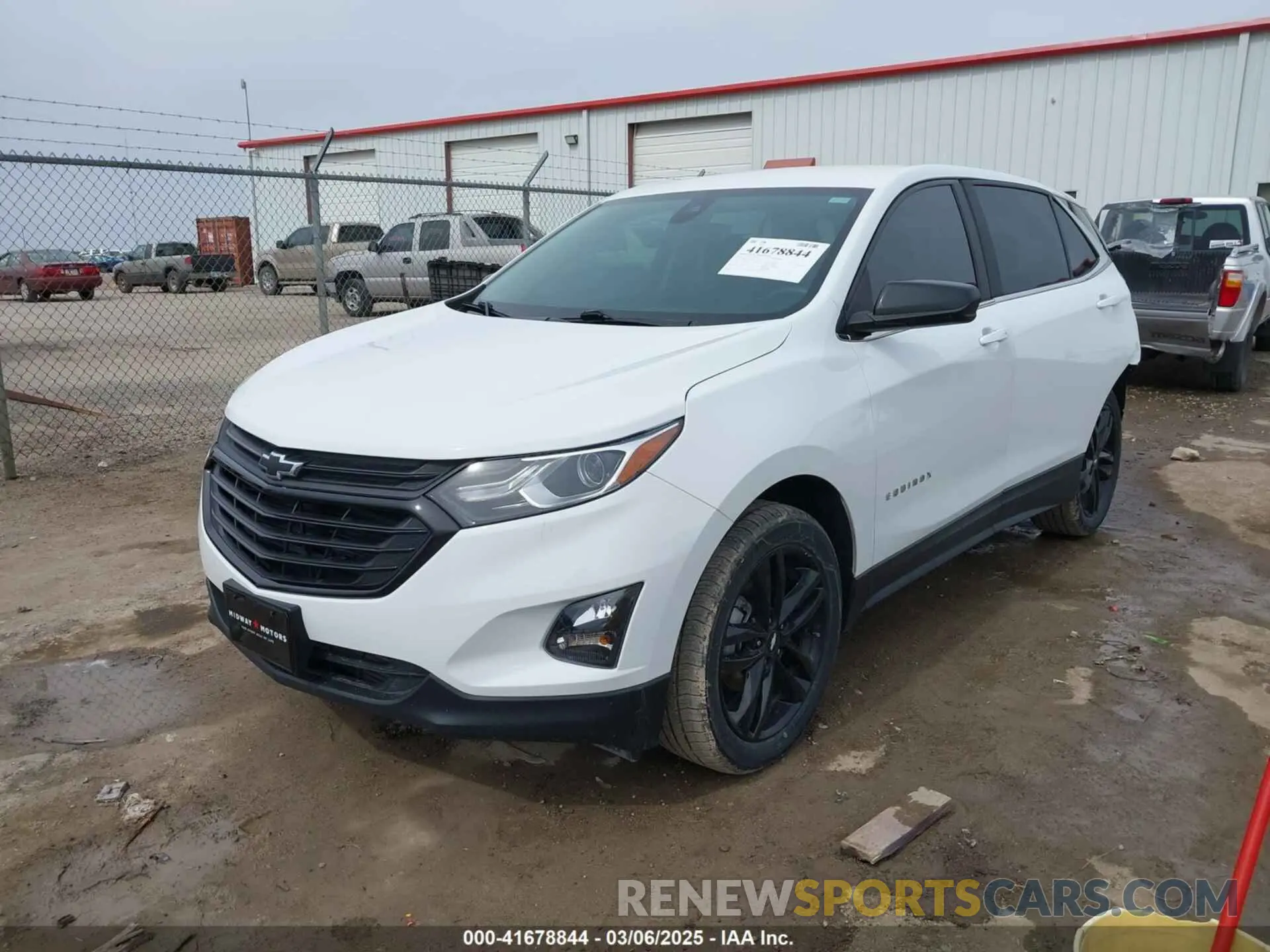 2 Photograph of a damaged car 3GNAXUEV0MS182932 CHEVROLET EQUINOX 2021