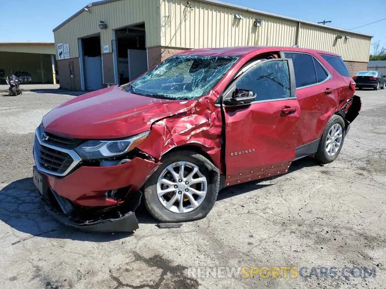 1 Photograph of a damaged car 3GNAXUEV2ML320769 CHEVROLET EQUINOX 2021