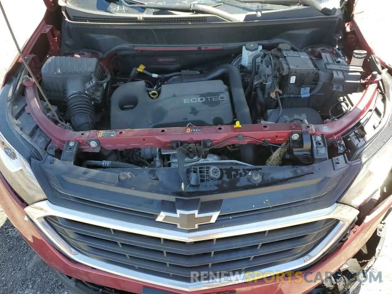 12 Photograph of a damaged car 3GNAXUEV2ML320769 CHEVROLET EQUINOX 2021