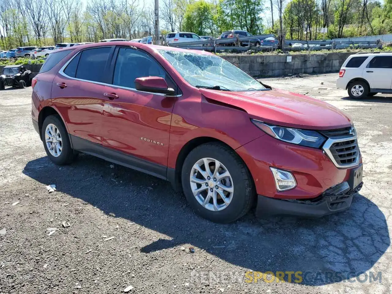 4 Photograph of a damaged car 3GNAXUEV2ML320769 CHEVROLET EQUINOX 2021