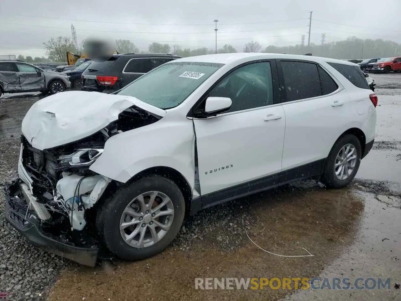1 Photograph of a damaged car 3GNAXUEV3MS111661 CHEVROLET EQUINOX 2021