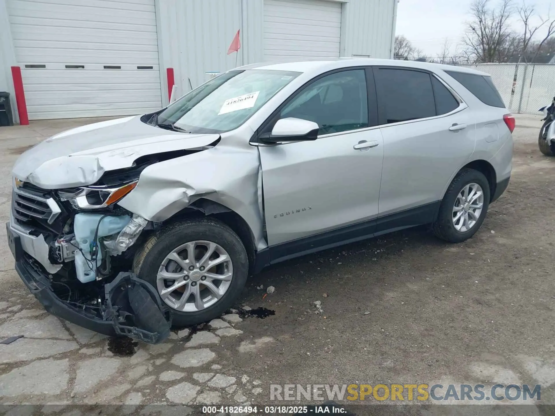 2 Photograph of a damaged car 3GNAXUEV3MS133823 CHEVROLET EQUINOX 2021