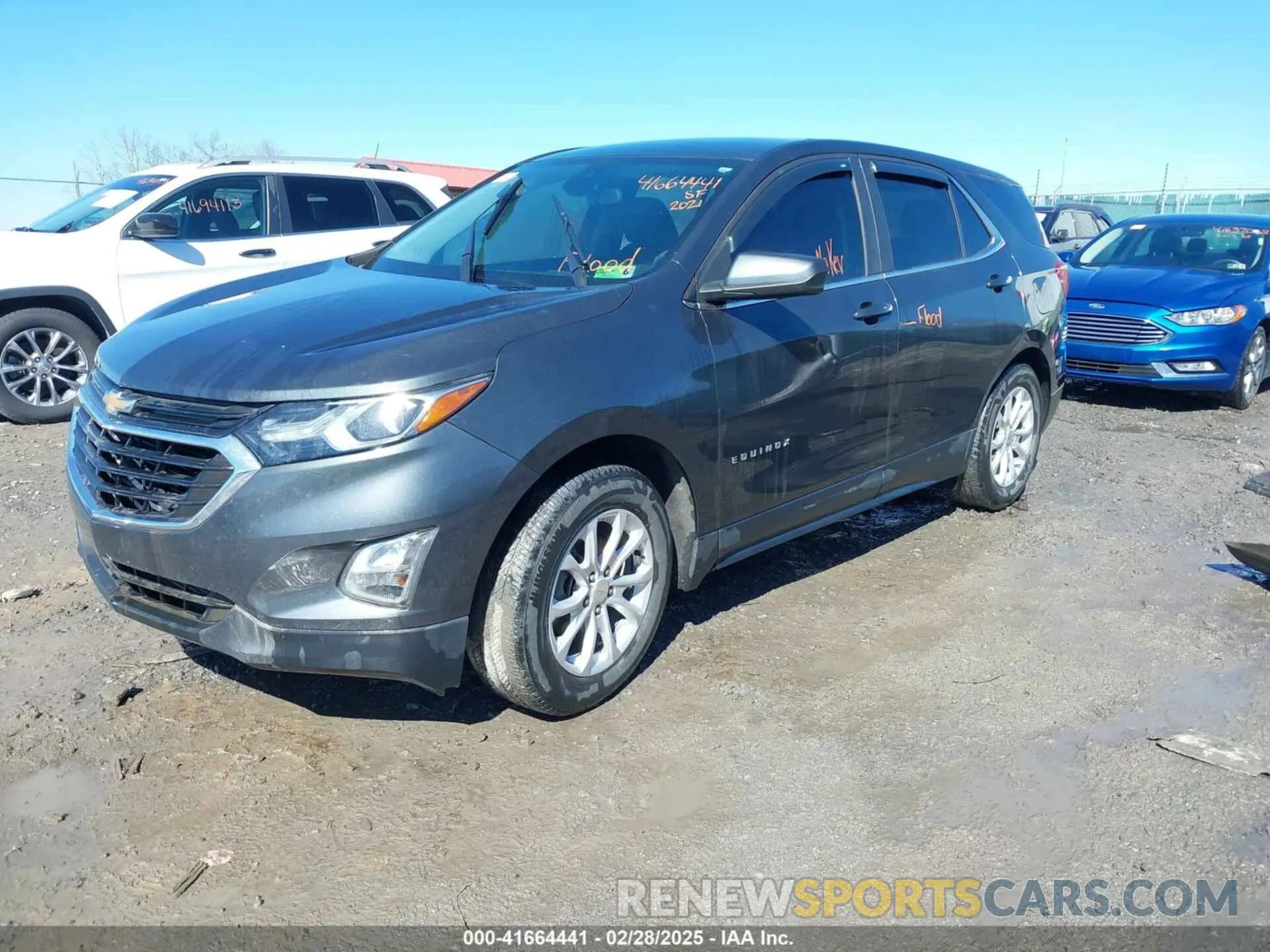 2 Photograph of a damaged car 3GNAXUEV4ML378804 CHEVROLET EQUINOX 2021