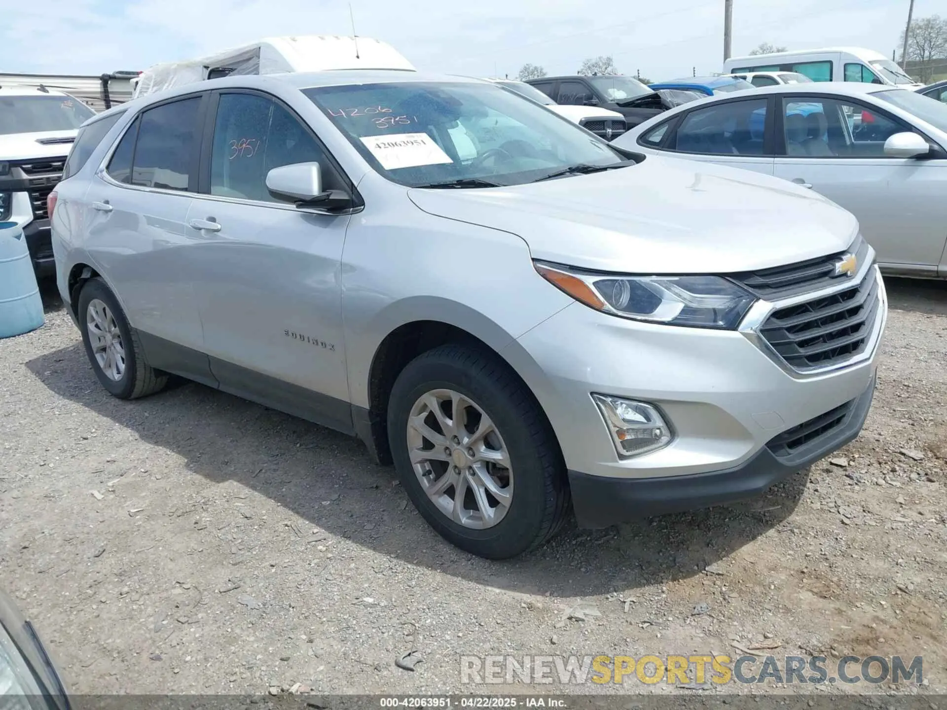 1 Фотография поврежденного автомобиля 3GNAXUEV4MS110373 CHEVROLET EQUINOX 2021