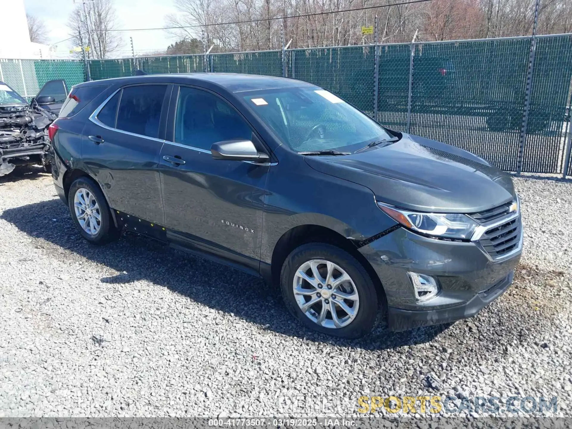 1 Photograph of a damaged car 3GNAXUEV5ML380769 CHEVROLET EQUINOX 2021