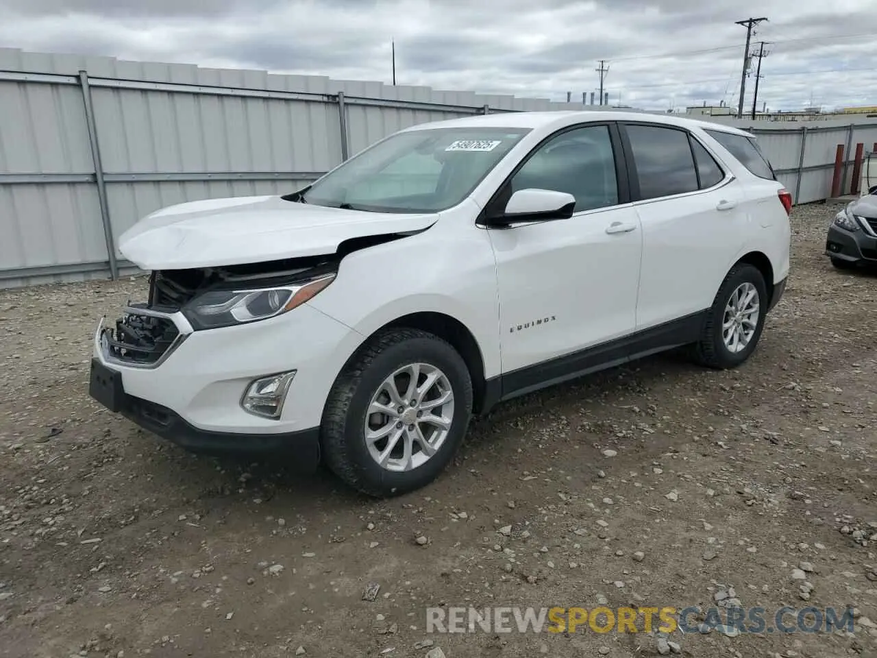 1 Photograph of a damaged car 3GNAXUEV5MS156181 CHEVROLET EQUINOX 2021