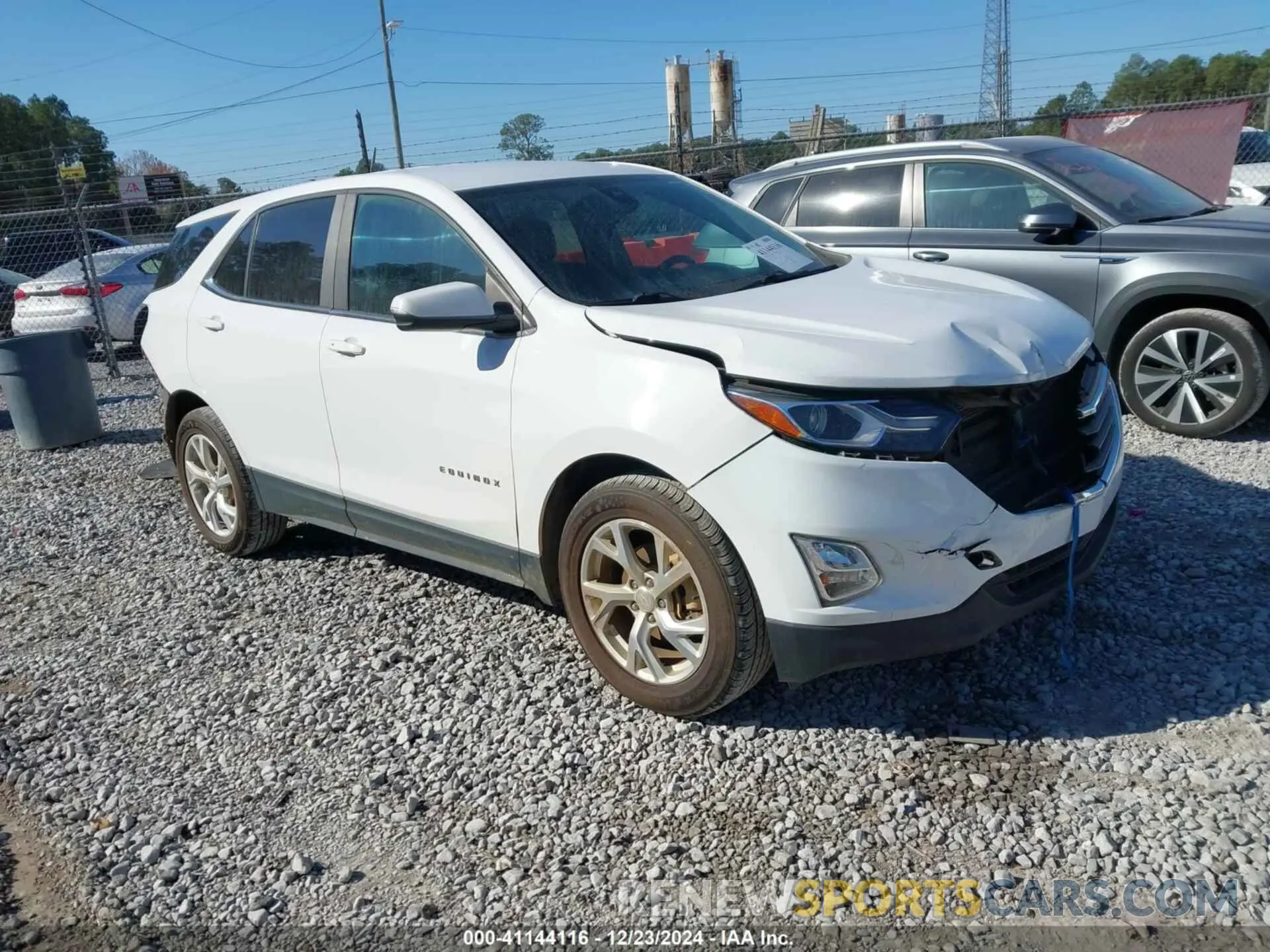 1 Фотография поврежденного автомобиля 3GNAXUEV6ML355640 CHEVROLET EQUINOX 2021