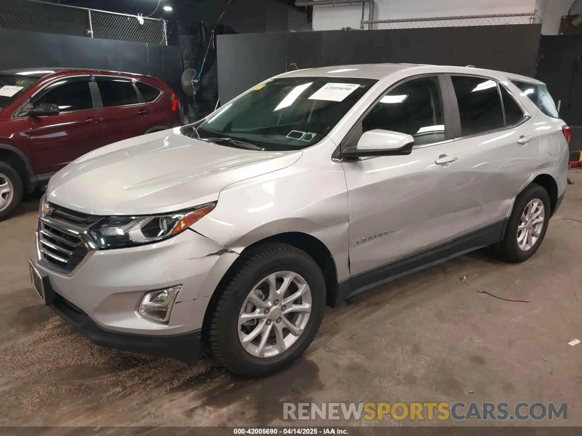 2 Фотография поврежденного автомобиля 3GNAXUEV6MS139857 CHEVROLET EQUINOX 2021
