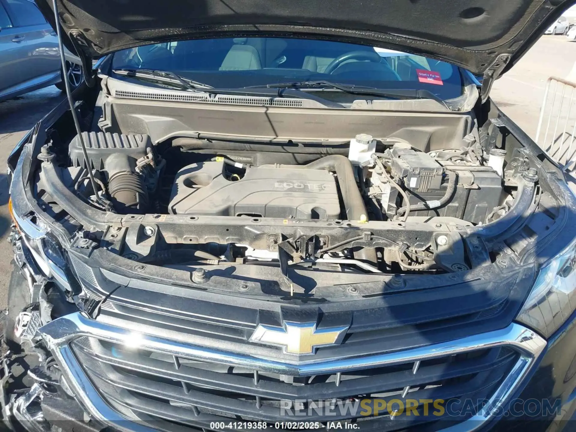 10 Photograph of a damaged car 3GNAXUEV7ML386346 CHEVROLET EQUINOX 2021