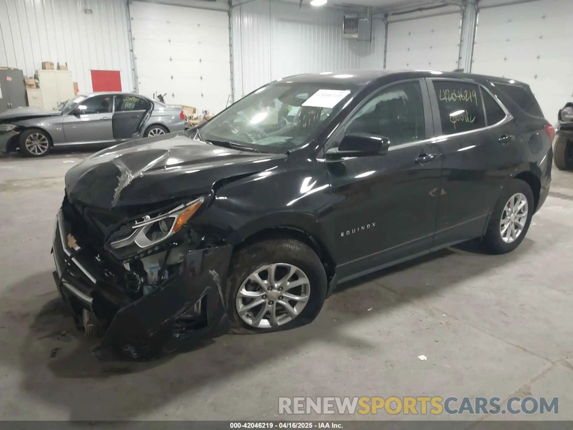 2 Photograph of a damaged car 3GNAXUEV7ML399047 CHEVROLET EQUINOX 2021