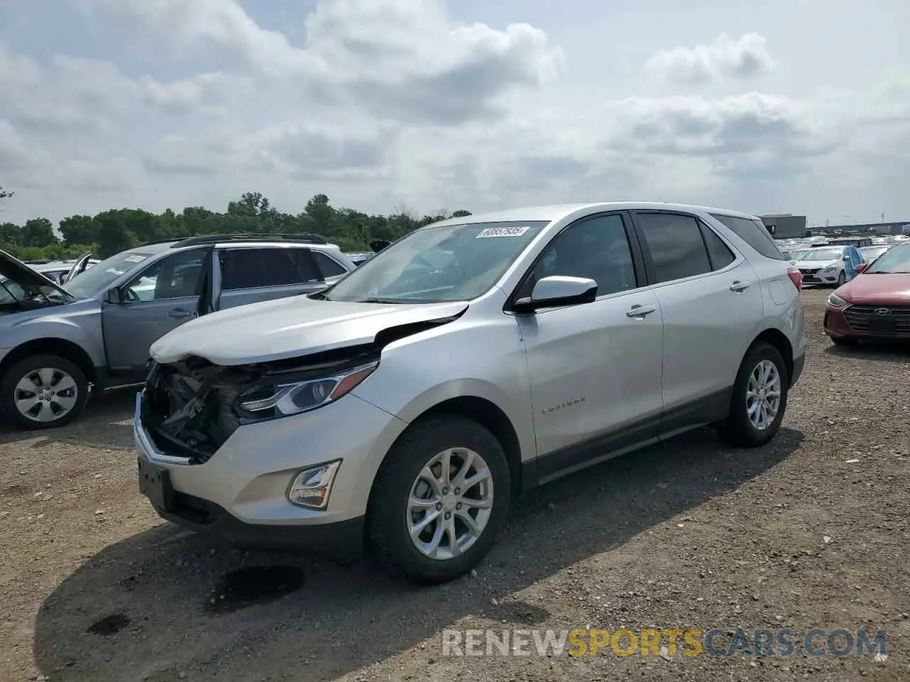 1 Photograph of a damaged car 3GNAXUEV7MS180580 CHEVROLET EQUINOX 2021