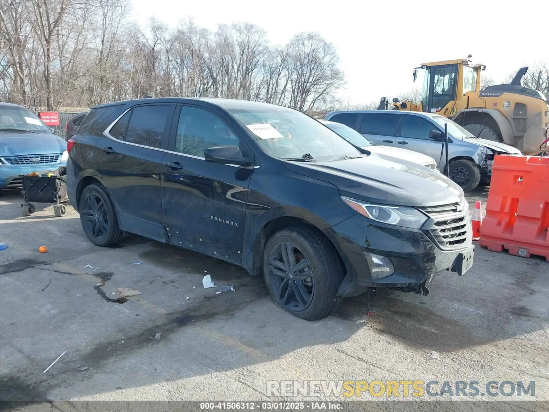 1 Photograph of a damaged car 3GNAXUEV8ML344557 CHEVROLET EQUINOX 2021