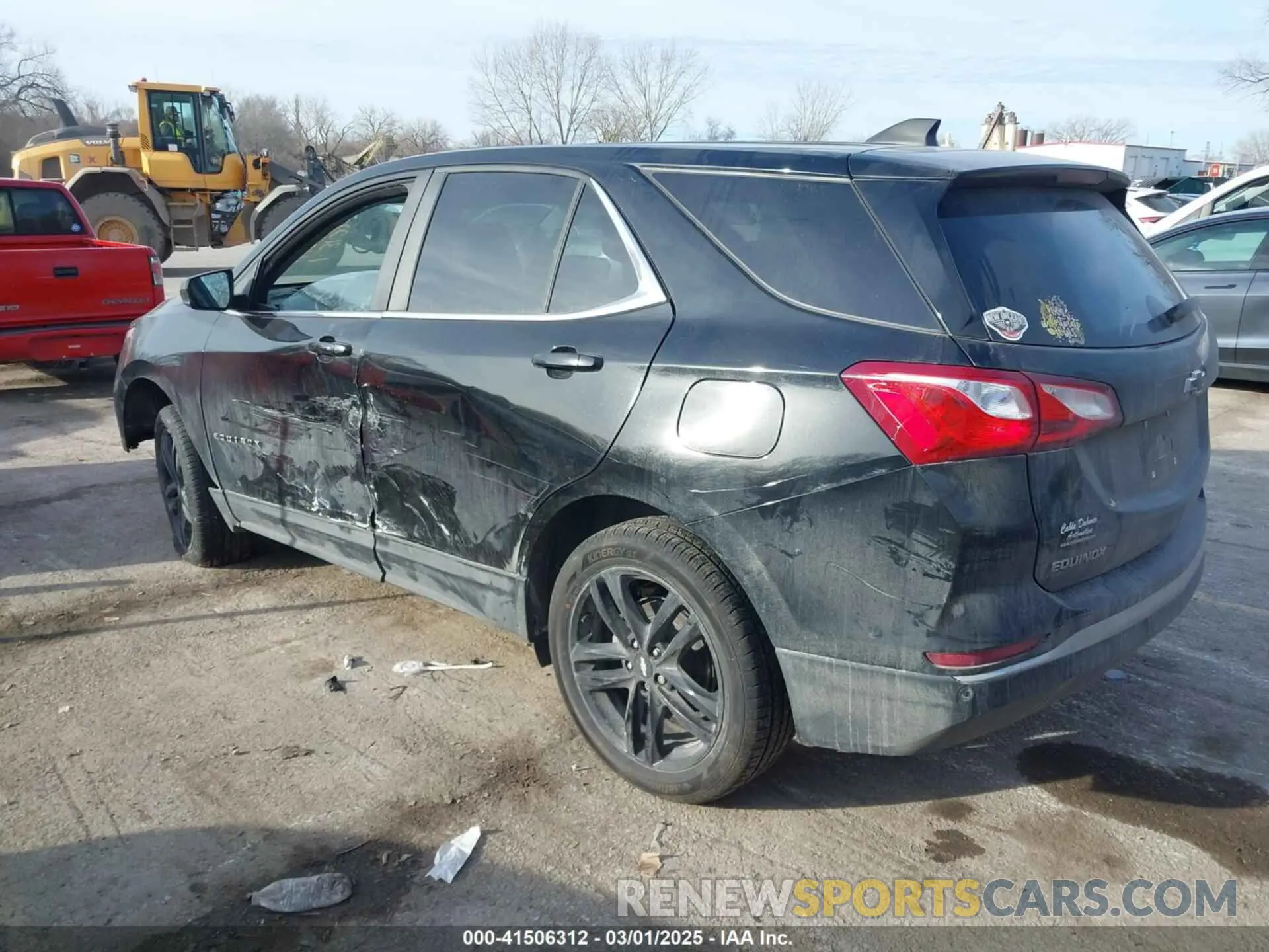 3 Photograph of a damaged car 3GNAXUEV8ML344557 CHEVROLET EQUINOX 2021