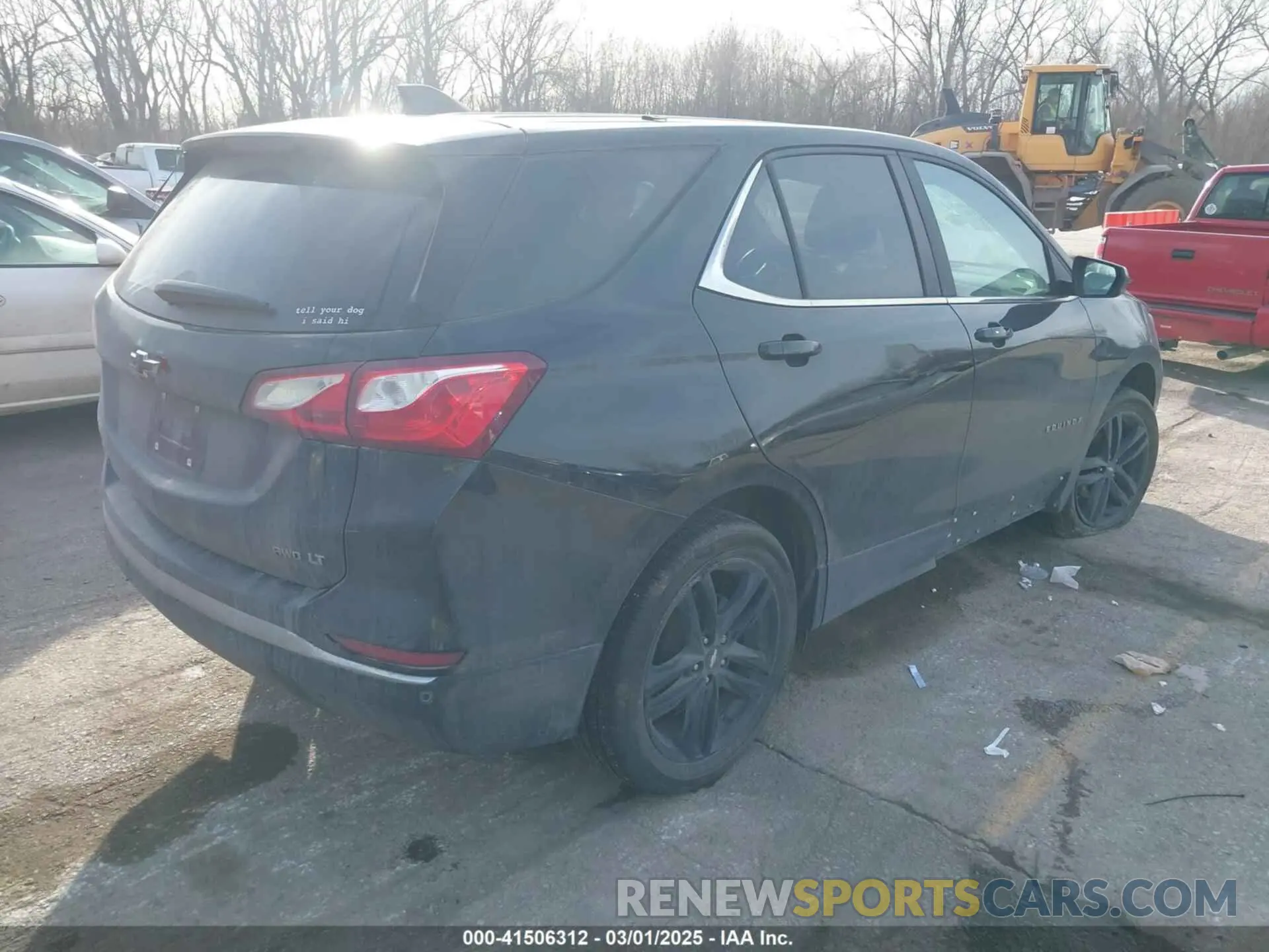 4 Photograph of a damaged car 3GNAXUEV8ML344557 CHEVROLET EQUINOX 2021