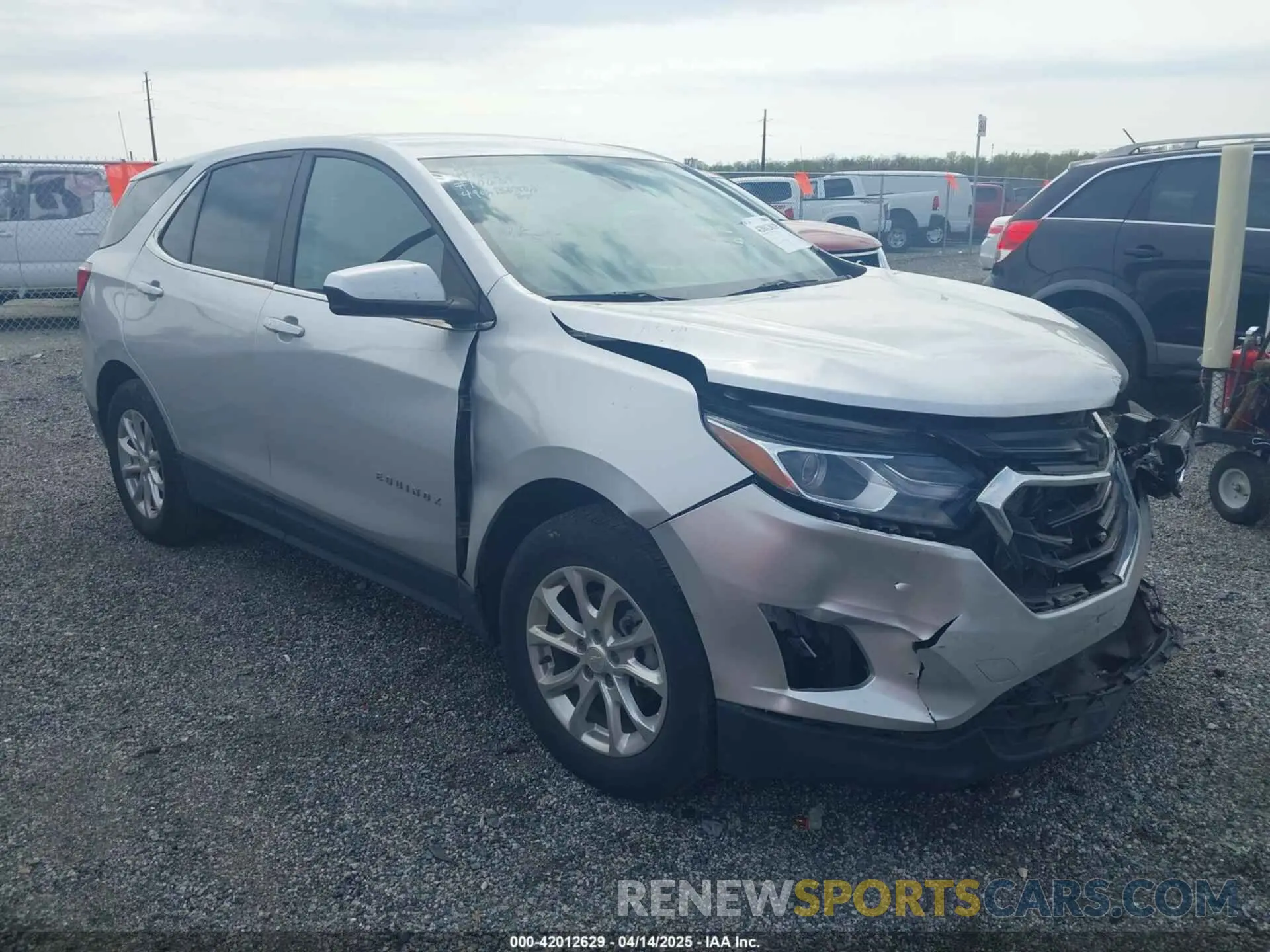 1 Фотография поврежденного автомобиля 3GNAXUEV8MS179647 CHEVROLET EQUINOX 2021