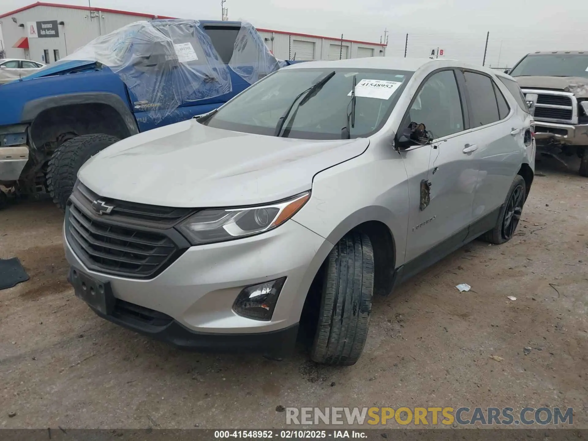 2 Фотография поврежденного автомобиля 3GNAXUEV9ML328657 CHEVROLET EQUINOX 2021