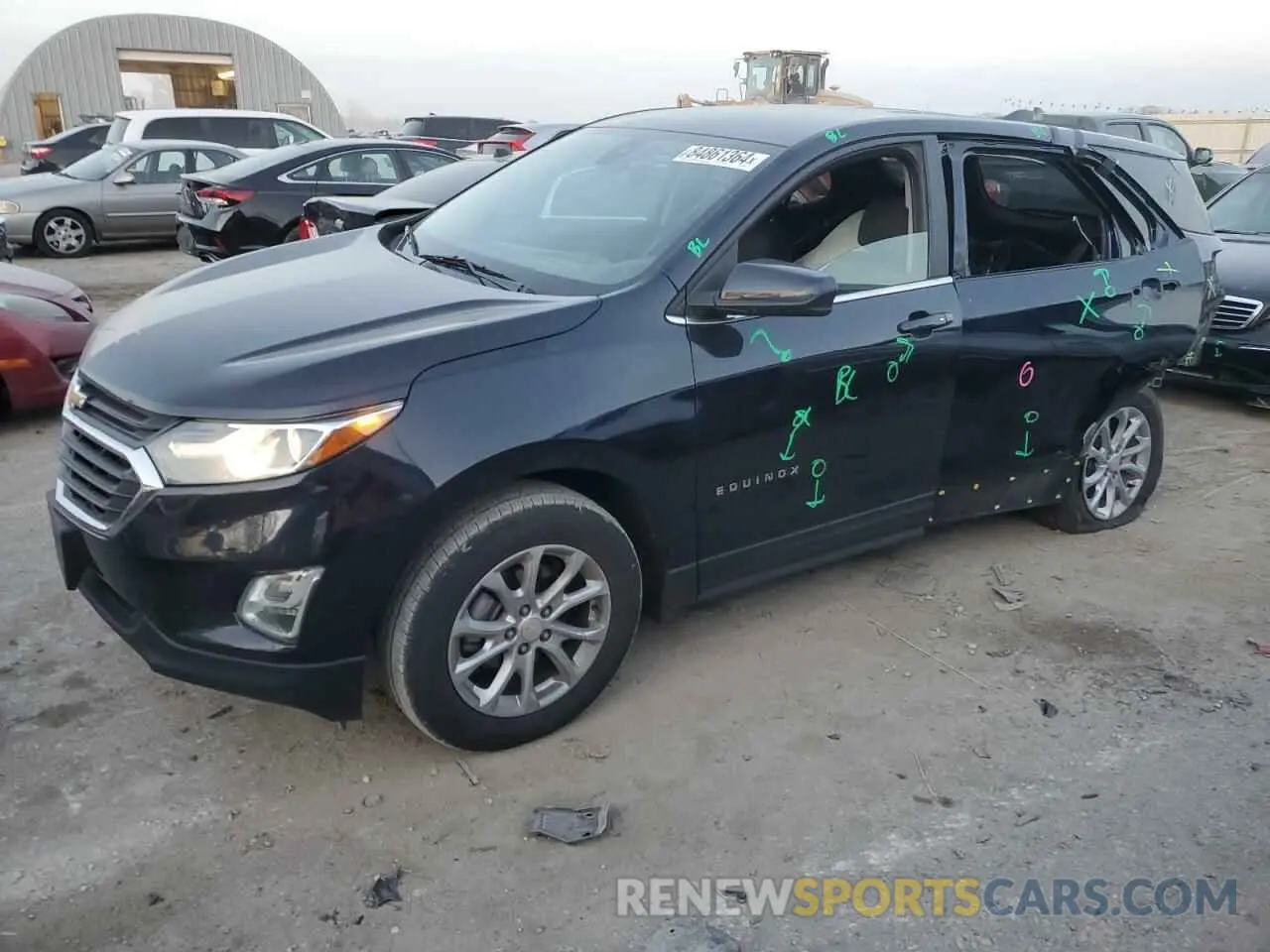 1 Фотография поврежденного автомобиля 3GNAXUEV9MS143613 CHEVROLET EQUINOX 2021