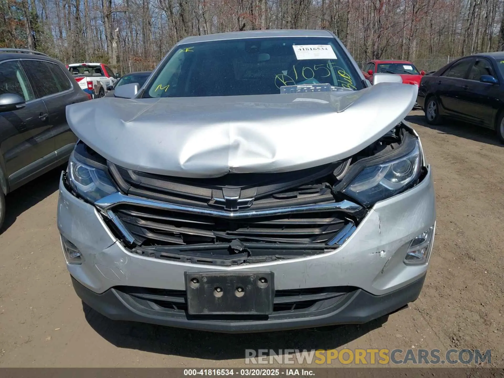 12 Photograph of a damaged car 3GNAXUEVXMS102648 CHEVROLET EQUINOX 2021
