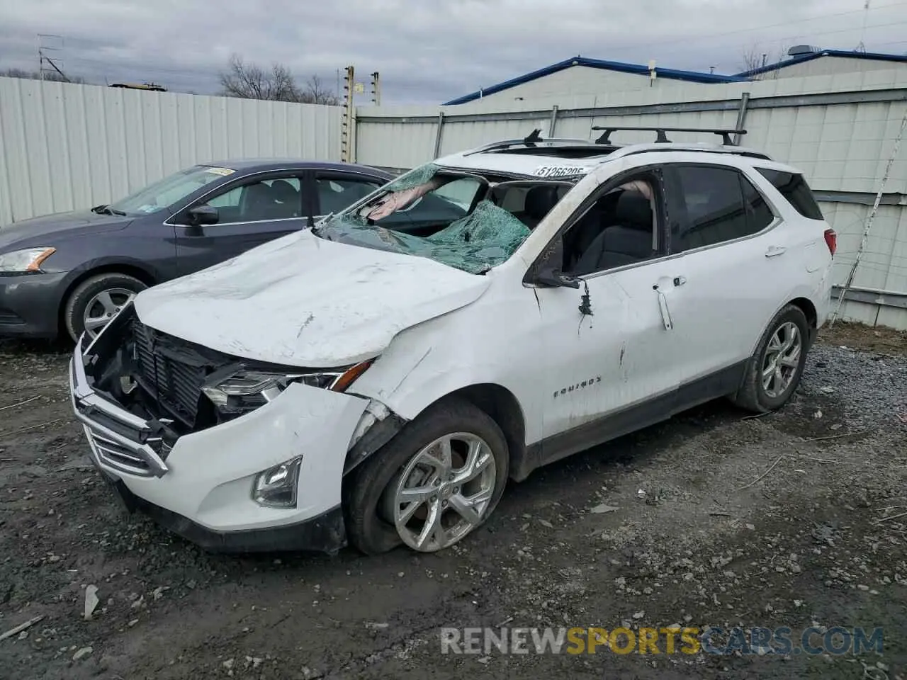 1 Photograph of a damaged car 3GNAXXEV8MS160369 CHEVROLET EQUINOX 2021