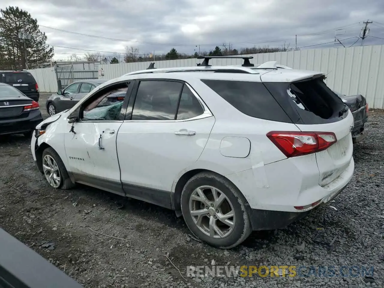 2 Photograph of a damaged car 3GNAXXEV8MS160369 CHEVROLET EQUINOX 2021