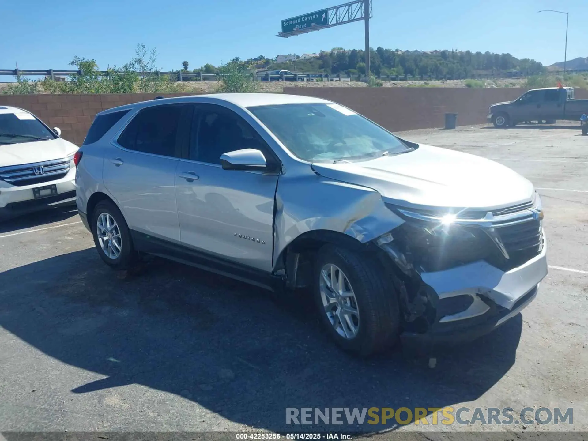 1 Photograph of a damaged car 2GNAXJEV7N6140109 CHEVROLET EQUINOX 2022