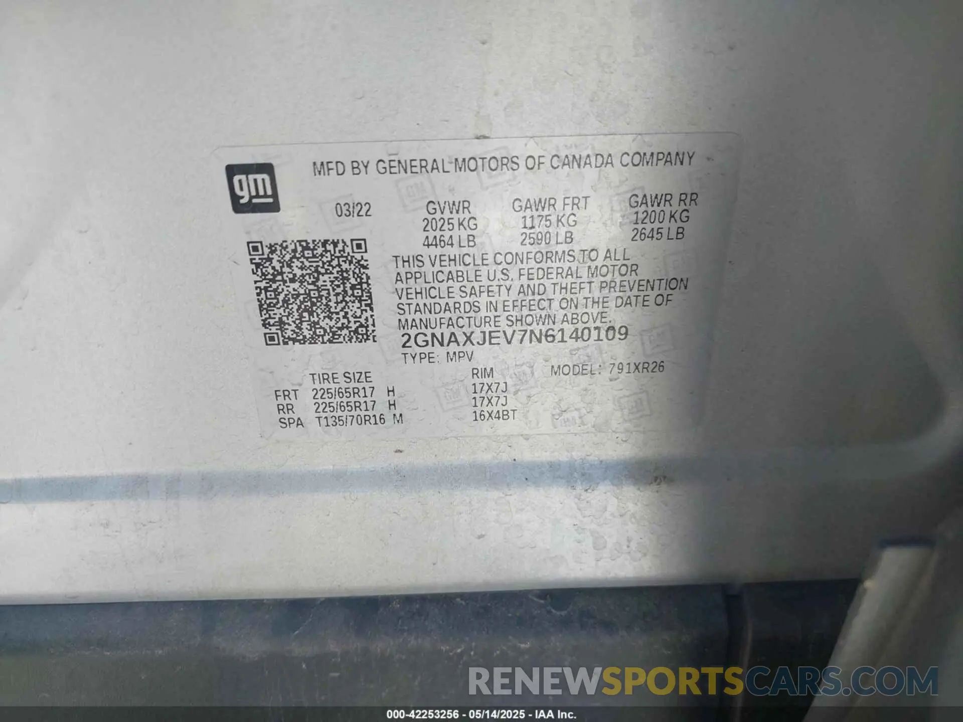 9 Photograph of a damaged car 2GNAXJEV7N6140109 CHEVROLET EQUINOX 2022