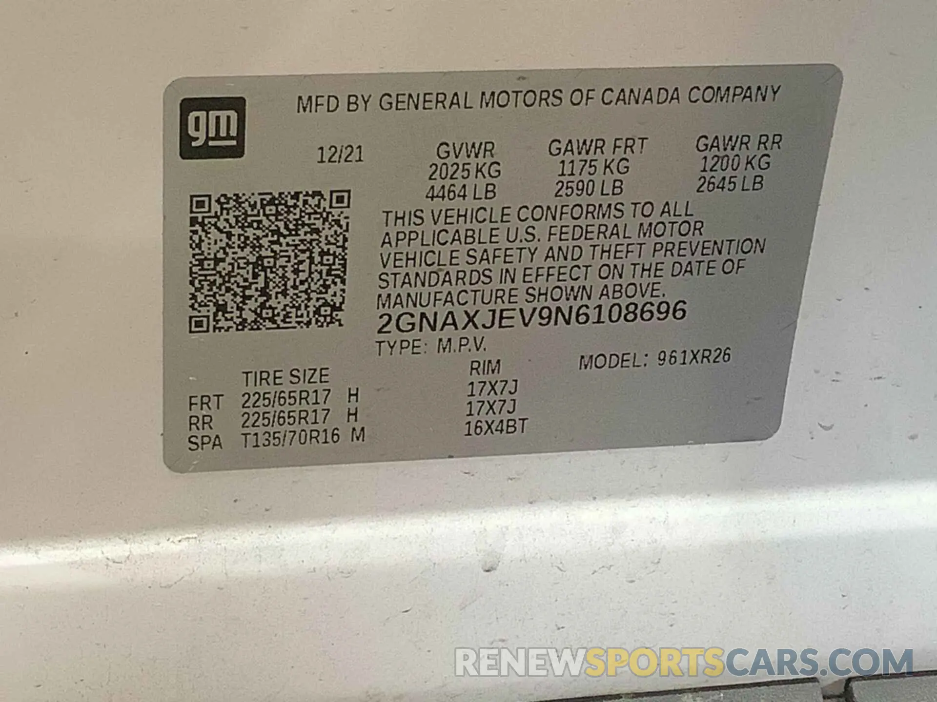 36 Фотография поврежденного автомобиля 2GNAXJEV9N6108696 CHEVROLET EQUINOX 2022