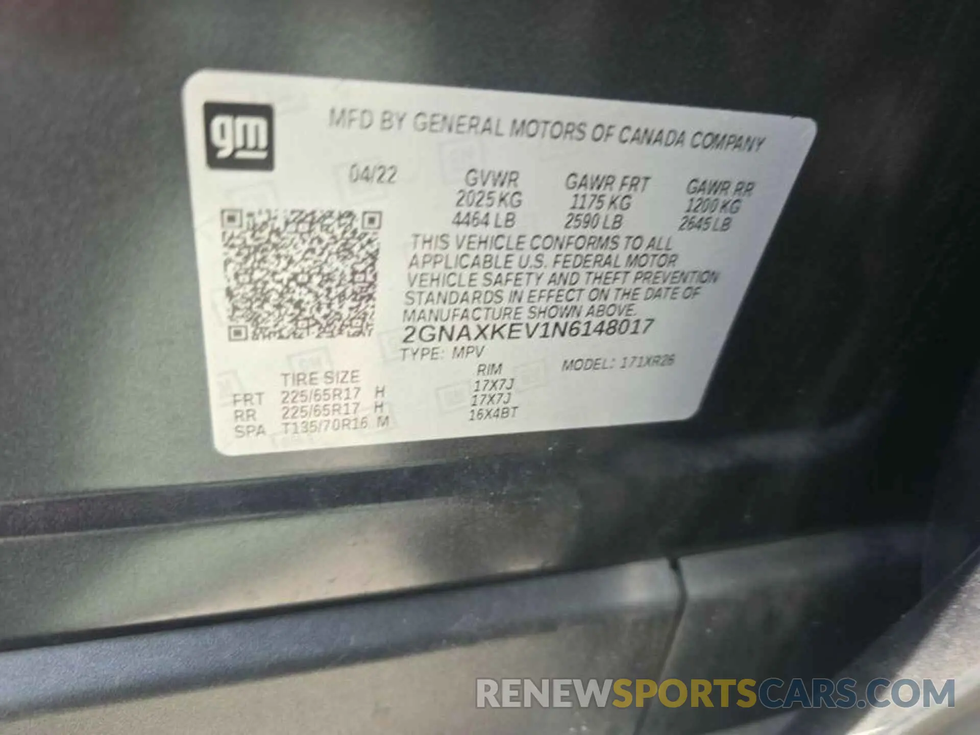 19 Photograph of a damaged car 2GNAXKEV1N6148017 CHEVROLET EQUINOX 2022