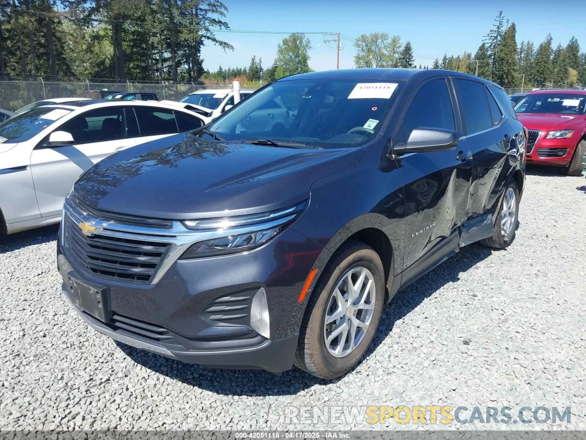 2 Фотография поврежденного автомобиля 2GNAXKEV3N6107727 CHEVROLET EQUINOX 2022
