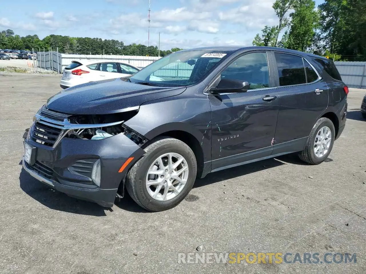 1 Photograph of a damaged car 2GNAXKEV3N6135639 CHEVROLET EQUINOX 2022