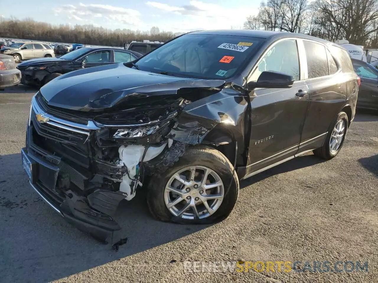 1 Photograph of a damaged car 2GNAXKEV5N6103856 CHEVROLET EQUINOX 2022
