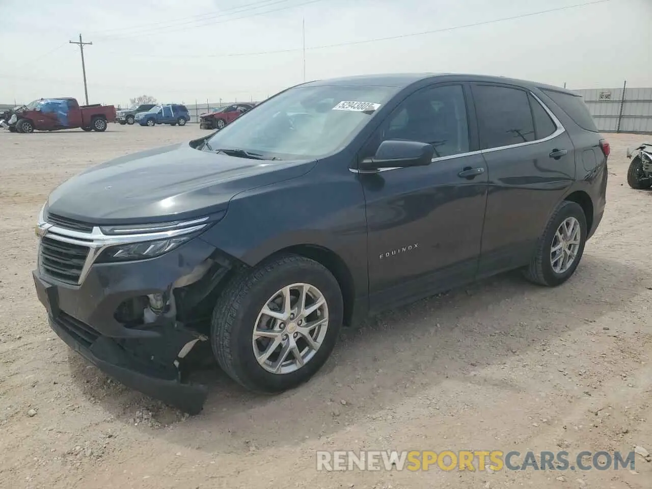 1 Photograph of a damaged car 2GNAXKEV5N6109723 CHEVROLET EQUINOX 2022