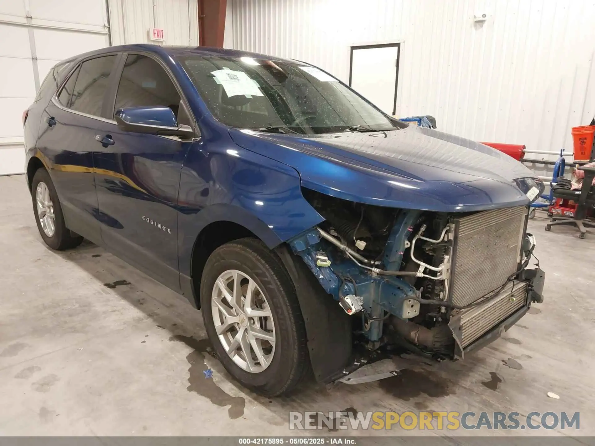1 Photograph of a damaged car 2GNAXKEV7N6118830 CHEVROLET EQUINOX 2022