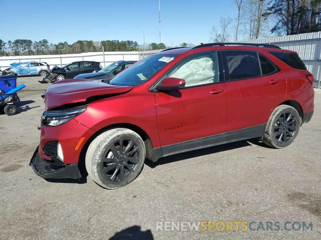 1 Photograph of a damaged car 2GNAXMEVXN6140915 CHEVROLET EQUINOX 2022