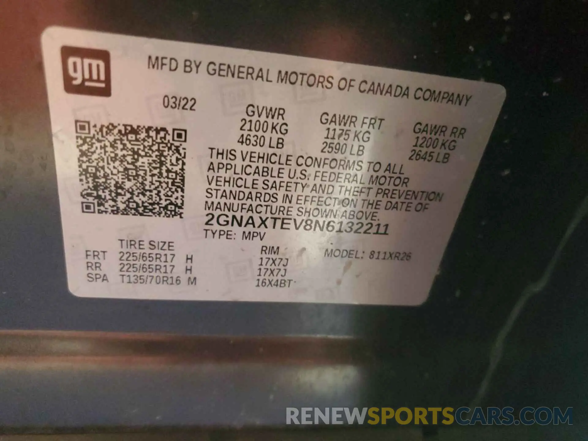 15 Photograph of a damaged car 2GNAXTEV8N6132211 CHEVROLET EQUINOX 2022