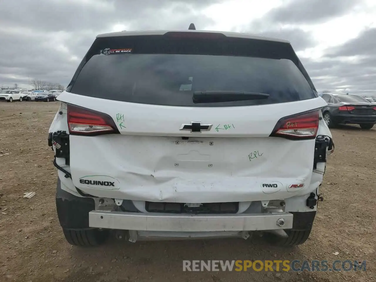 6 Фотография поврежденного автомобиля 2GNAXWEV3N6136782 CHEVROLET EQUINOX 2022