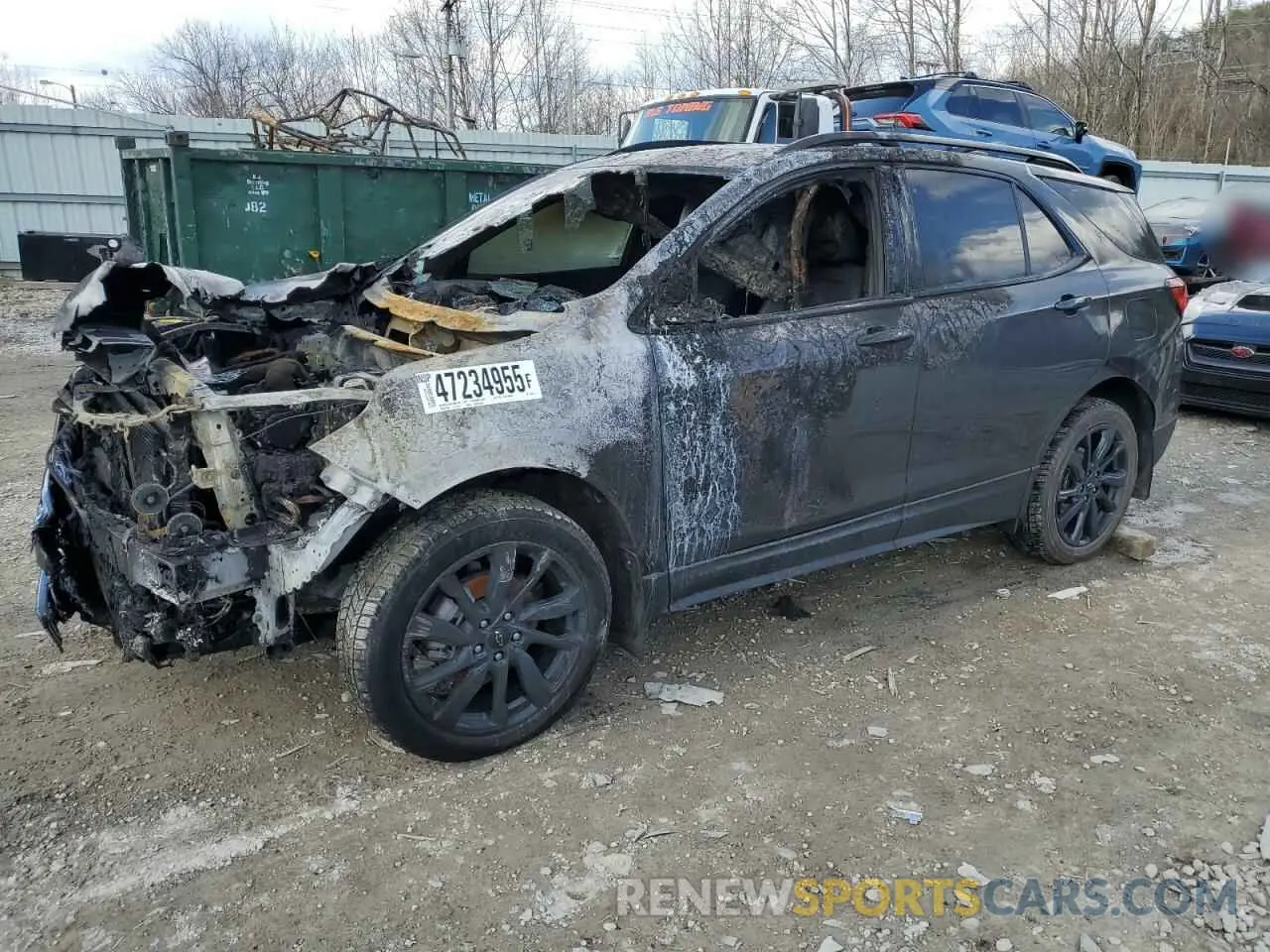 1 Photograph of a damaged car 2GNAXWEV6N6149168 CHEVROLET EQUINOX 2022